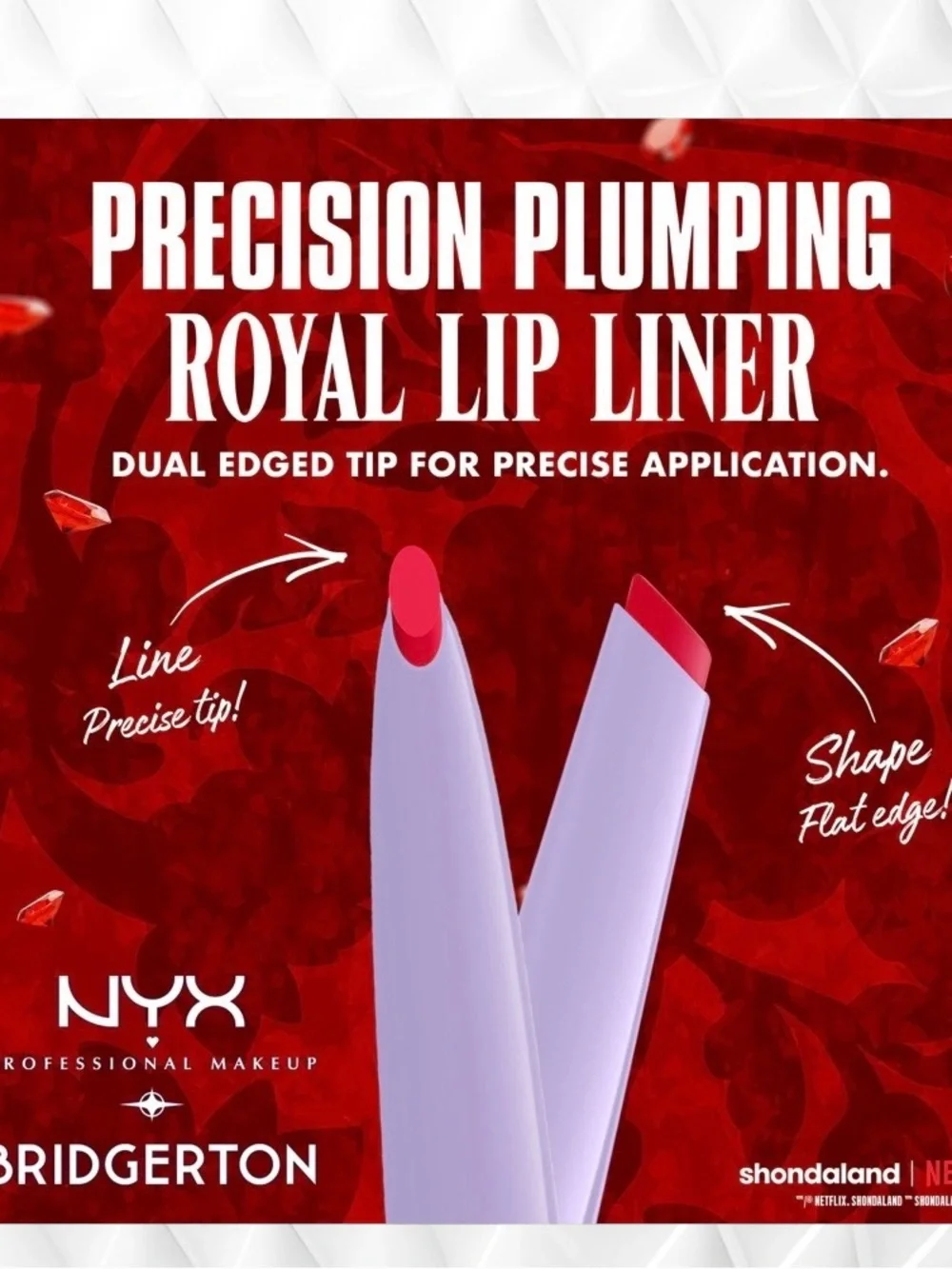 NYX Bridgerton Lip Kit & Decorative Tin